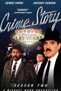 A poster of the movie crime story.